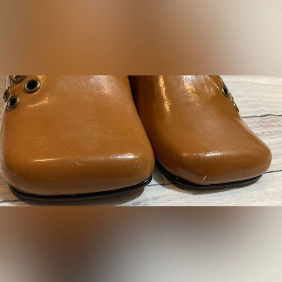 Mainframe Retro Women’s Chunky Heels 70s style 90s shoes size 6 Square Toe - Picture 5 of 14